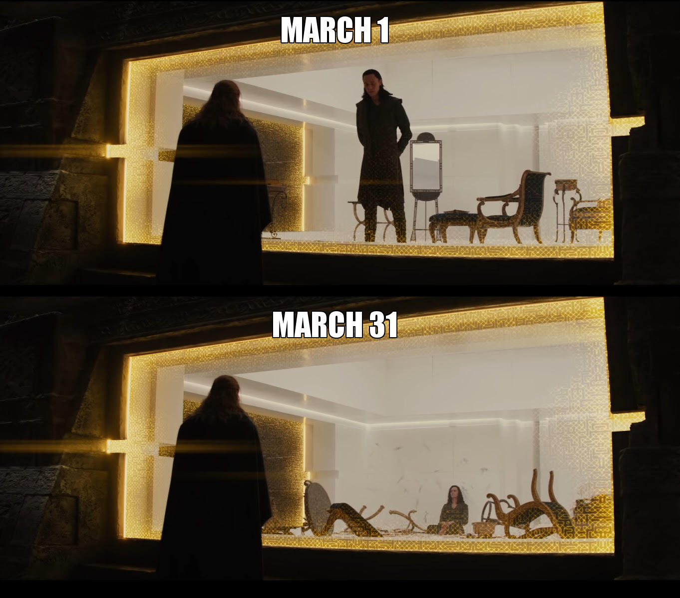 March 1 vs. March 31